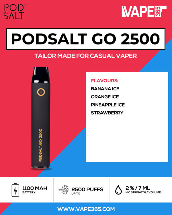 PodSalt Go 2500 - Vape365